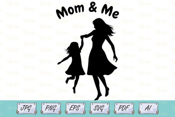Mom and Me Mother's Day Shirt SVG
