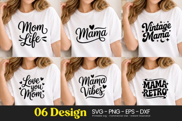 Mom Life Mama Vintage Retro SVG PNG