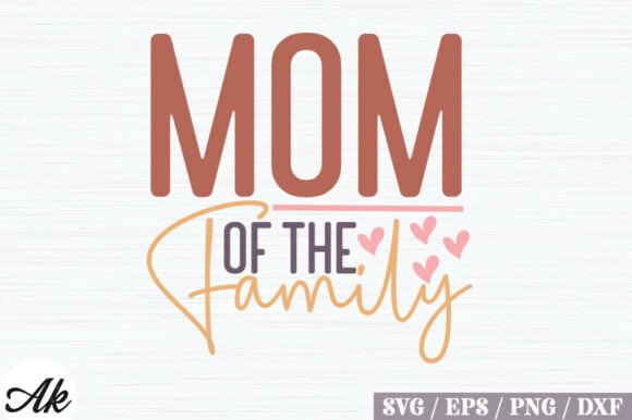 Mom of the Family Retro SVG Design Review