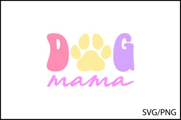 Review: Dog Mama Retro T-Shirt Design