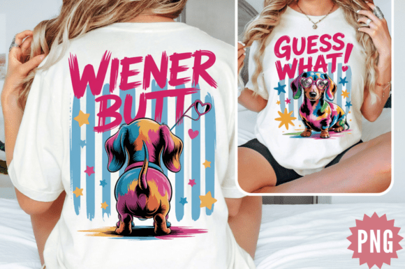 Review: Guess What Dachshund PNG Back Font