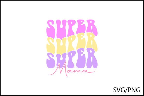 Review: Super Mama Retro T-shirt Design