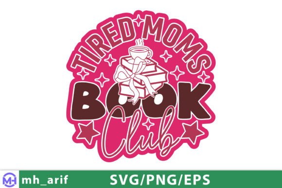 Tired Mom Book Club SVG: An Embroidery Review